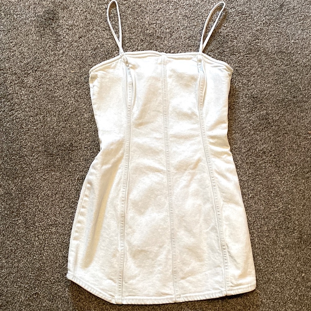Zara denim mini dress